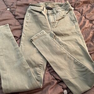 American Eagle Olive Green Jegging 00R